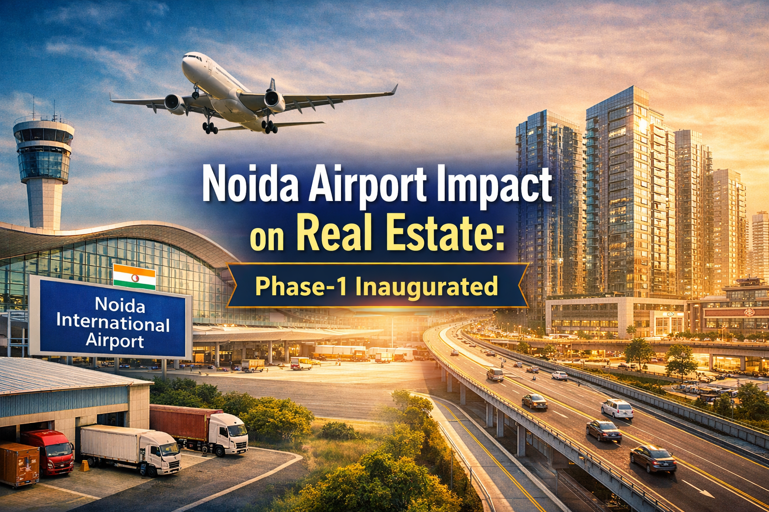Noida Airport Impact on Real Estate: Phase-1 Inaugurated